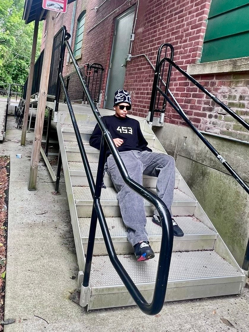 FOCIYE Beanie Light Gray and Black